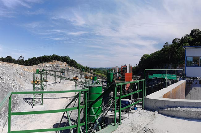 湖北長(zhǎng)陽(yáng)年產(chǎn)300萬噸砂石礦山