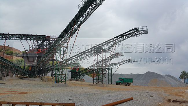 江西萍鄉(xiāng)蓮花縣時產(chǎn)250-320噸砂石生產(chǎn)線 江西萍鄉(xiāng)蓮花縣時產(chǎn)250-320噸砂石生產(chǎn)線