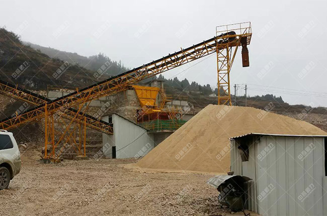 貴州貴陽(yáng)一建時(shí)產(chǎn)1200噸砂石骨料生產(chǎn)線現(xiàn)場(chǎng)案例展示6