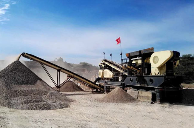 移動石子粉碎機