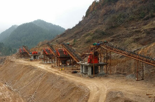 貴州中源建材時(shí)產(chǎn)1200噸砂石生產(chǎn)線