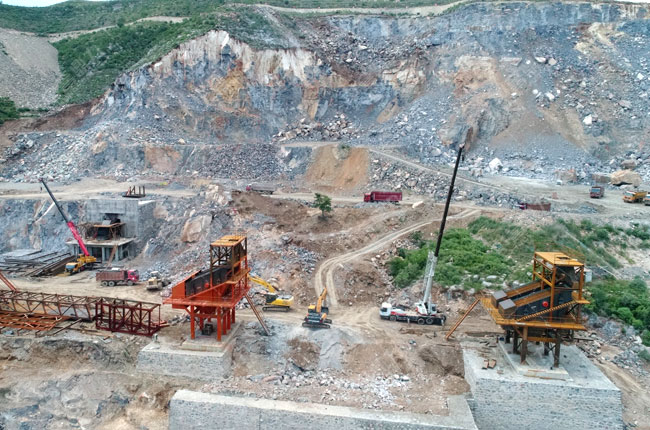 河北邯鄲中普建材有限公司時產(chǎn)800噸石