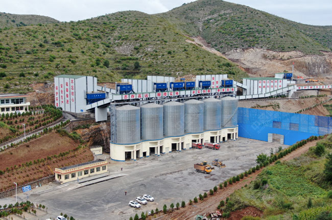 山西馳峰新能源時(shí)產(chǎn)1000噸制砂生產(chǎn)線